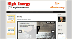 Desktop Screenshot of highenergypartyproductions.com